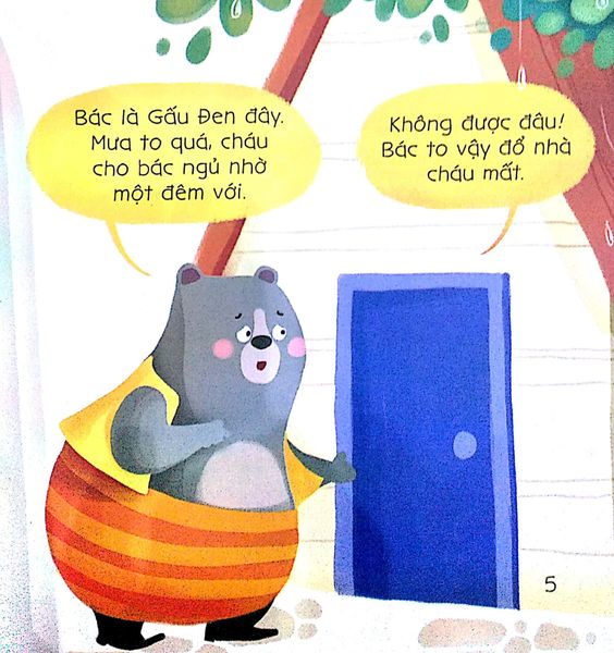 Bé tập kể chuyện - Bác Gấu đen và hai chú thỏ