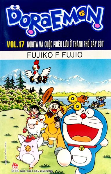 Doraemon - Tập 17 - Nobita Và Cuộc Phiêu Lưu Ở Thành Phố Dây Cót (Tái Bản 2023)