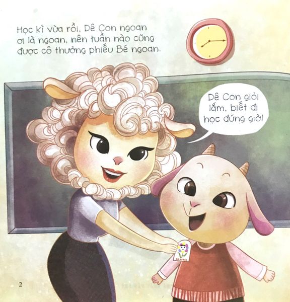 Bé tập kể chuyện - Dê con được thưởng