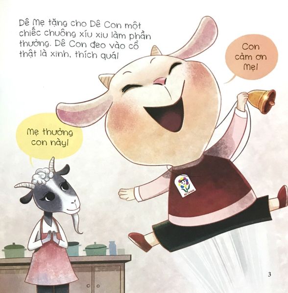Bé tập kể chuyện - Dê con được thưởng
