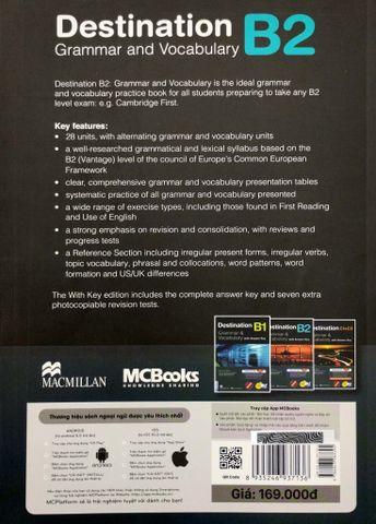 Destination B2 Grammar & Vocabulary with answer key (Phiên bản mới)