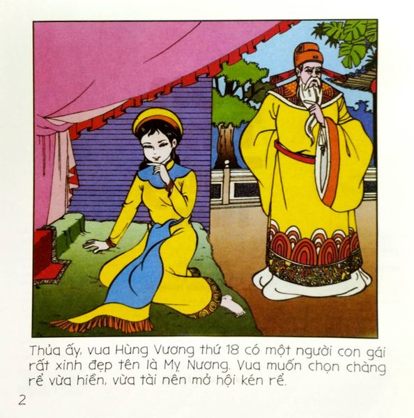 Bé tập kể chuyện - Sơn Tinh Thủy Tinh