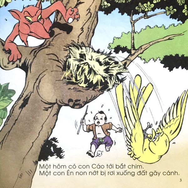 Bé tập kể chuyện - Quả bầu tiên