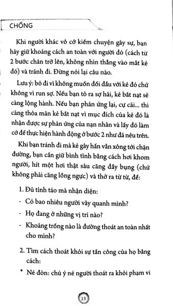 Kỹ năng phòng vệ dành cho học sinh