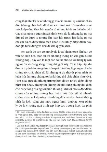 NHỮNG ĐỨA TRẺ NHỚ ĐƯỢC TIỀN KIẾP