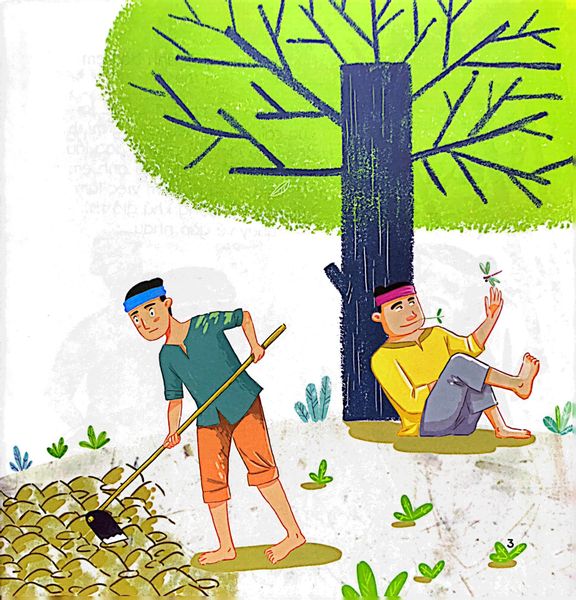 Bé tập kể chuyện - Hai anh em