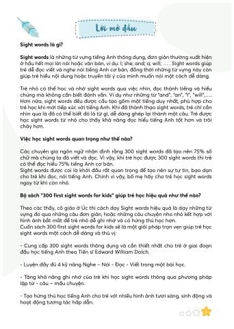 300 First Sight Words For Kids - 1