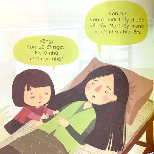 Bé tập kể chuyện - Bông hoa cúc trắng