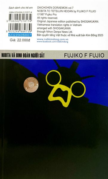 Doraemon - Tập 7 - Nobita Và Binh Đoàn Người Sắt (Tái Bản 2023)