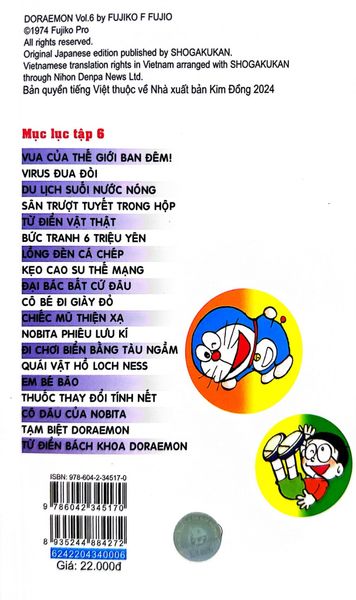 Doraemon Truyện Ngắn - Tập 6