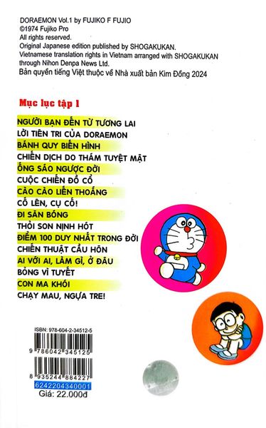 Doraemon Truyện Ngắn - Tập 1