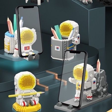 Bộ Xếp Hình - Phi Hành Gia - Đèn Led