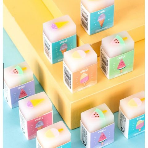 Gôm tẩy thạch Deli hình kem hoa quả - EH301