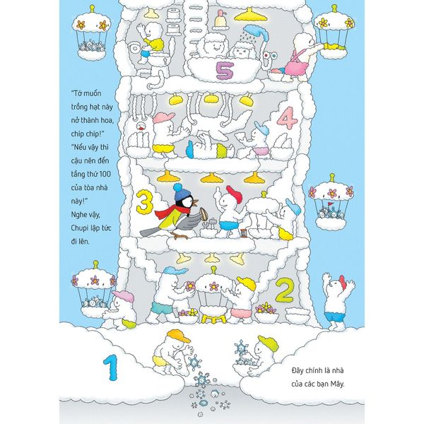 Ehon Nhật Bản - Tòa Nhà 100 Tầng Trên Bầu Trời (Từ 3 - 8 Tuổi)
