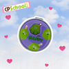 Gương mini 2 mặt cầm tay, gấp gọn, bỏ túi tiện dụng, gương mini trang điểm cute hình tròn