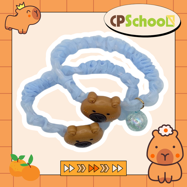 Dây Buộc Tóc Capybara Cho Bé Gái Đáng Yêu Co Giãn Dây Buộc Tóc Đuôi Ngựa Giá Đỡ Phụ Kiện Tóc