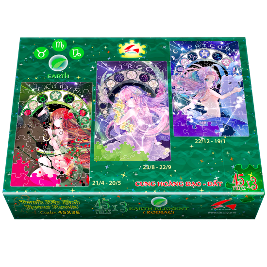 Xếp Hình 45 Mảnh (3 Trong 1)