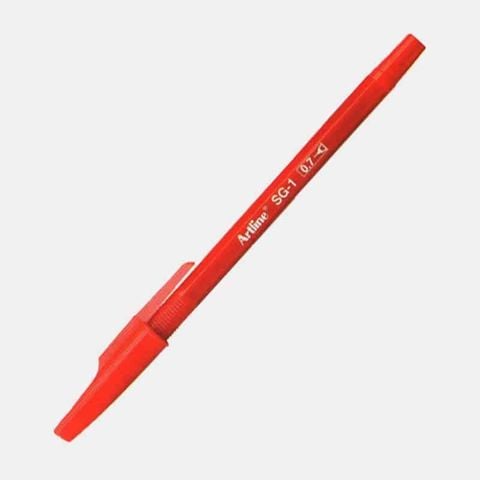 BÚT BI ARTLINE EGB-SG1, MÀU ĐỎ, 0.7MM