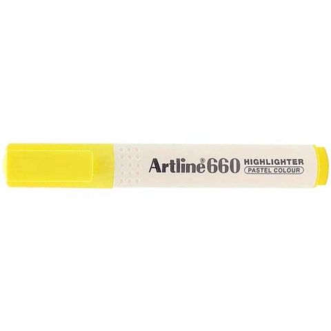 Bút Dạ Quang - Artline EK-660 - Pastel Yellow