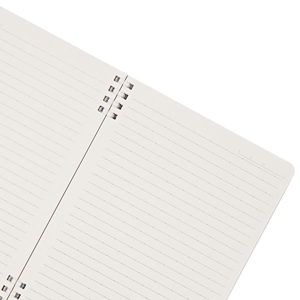 Sổ Dot Line lò xo nhựa mềm 2 đầu A5 120 trang 100/76