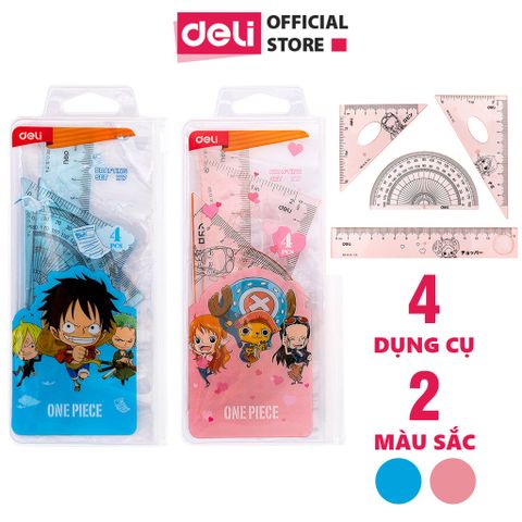 Bộ Thước Eke One Piece - Deli EH17