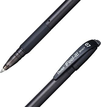 Bút Bi Nắp Đậy Pentel 0.7mm - BX427-A - Mực Đen