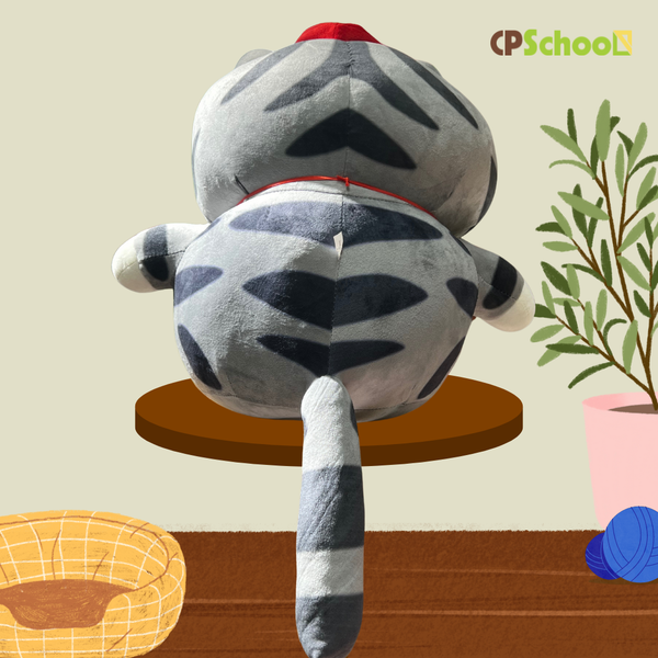 Gấu Bông Mèo Hoàng Thượng Ngồi Chân Xòe - 60cm