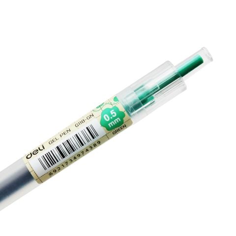 BÚT GEL 0.5mm MÀU XANH LÁ - EG118-GN