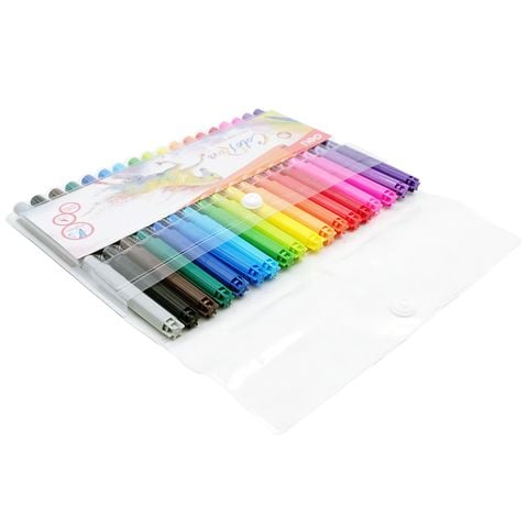 Bút Dạ Nước 18 Màu - Deli C10013