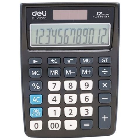 MÁY TÍNH 12 SỐ - XÁM E1238-GY