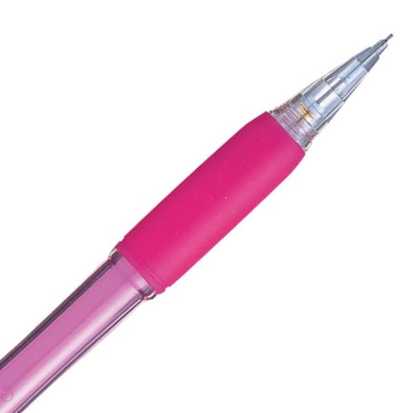 Bút Chì Kim Bấm 0.7 mm - Có Đệm Cao Su - Pentel AX127-B - Màu Đỏ