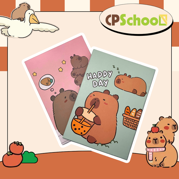 Gương gấp gọn Capybara đáng yêu