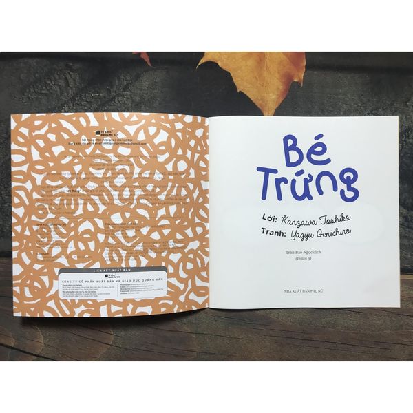 Sách Ehon Nhật Bản Bé Trứng