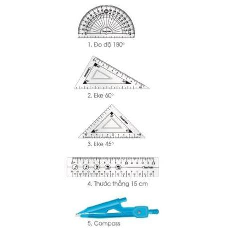 BỘ THƯỚC 5 MÓN CL-RS104