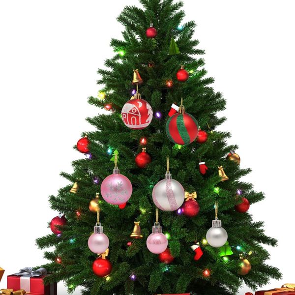 Hộp 40 Quả Châu Trang Trí Giáng Sinh