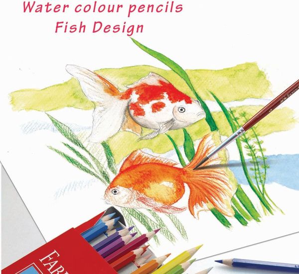 Chì Màu Nước Parrot - 12 Màu Ngắn - Faber-Castell