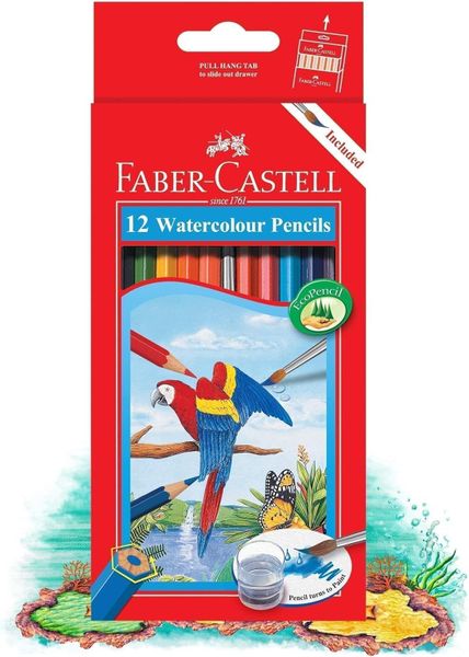 Bút Chì Màu Nước Parrot 12 Màu - Faber-Castell 114462