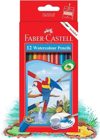 Bút Chì Màu Nước Parrot 12 Màu - Faber-Castell 114462