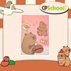 Gương gấp gọn Capybara đáng yêu