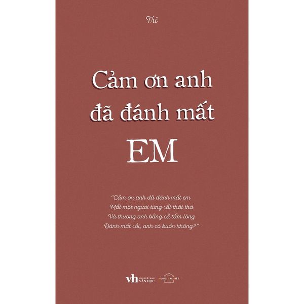 Cảm Ơn Anh Đã Đánh Mất Em