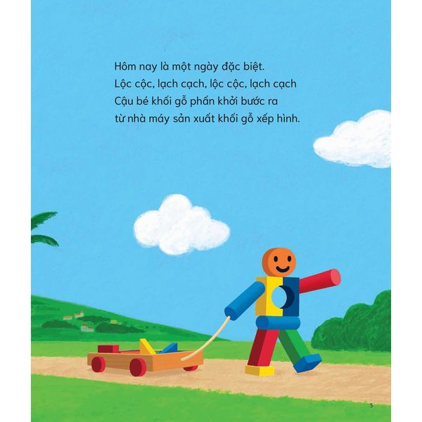 Ehon Nhật Bản Cậu Bé Khối Gỗ