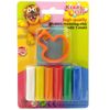 Đất Nặn Kiddy Clay 6 Màu + Khuôn Hình ST-50-6+SM (Mẫu Màu Giao Ngẫu Nhiên)