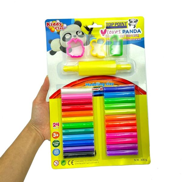Đất Nặn 24 Màu Toppoint ST-300-24+3SM/R