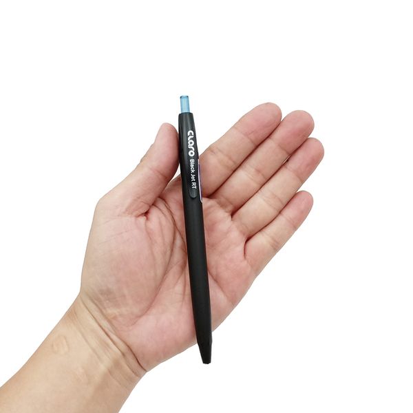 Bút Gel Claro Black Jet RT 0.7 mm - Mực Xanh (10 cây/ hộp)