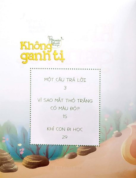 Gieo mầm tính cách cho bé yêu. Không ganh tị