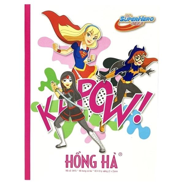 Vở Class Super DC - 4 Ô Ly 48 Trang ĐL 120g/m2 - Hồng Hà 0415 (Mẫu Màu Giao Ngẫu Nhiên)