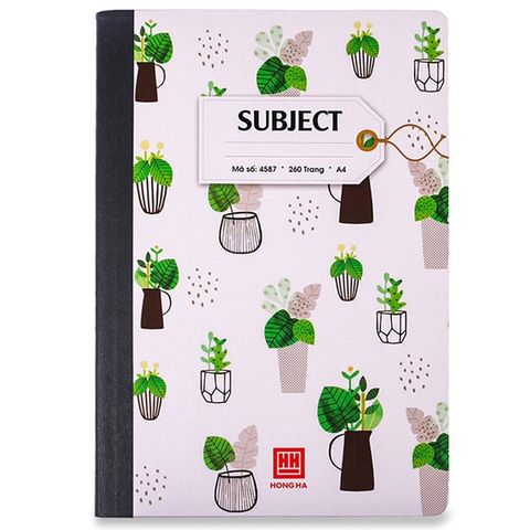 Sổ Bìa Bồi Subiect A4 - 260 Trang - Hồng Hà 4587 - Mẫu 1