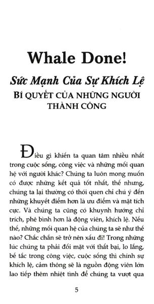 SỨC MẠNH CỦA SỰ KHÍCH LỆ