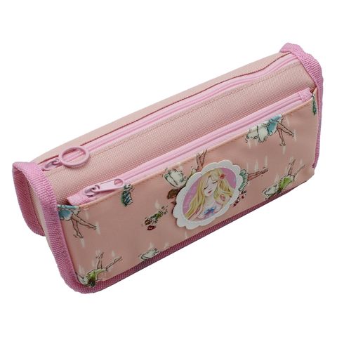 Bóp Viết Vải Polyester Stacom 2 Ngăn Hình Cô Tiên PB-2011B