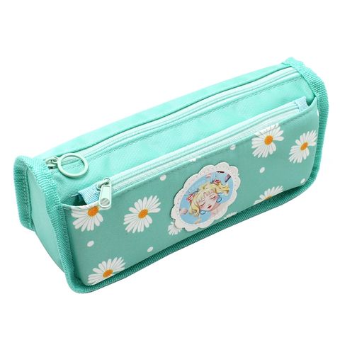 Bóp Viết Vải Polyester Stacom 2 Ngăn Hình Hoa Cúc PB-2011C